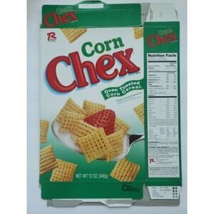 RALSTON CORN CHEX EMPTY BOX FROM 1997 RARE U198/16